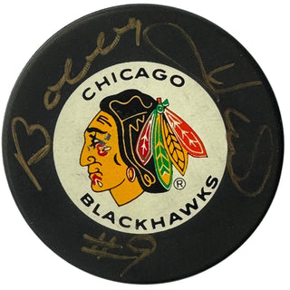 Bobby Hull Autographed Official Chicago Blackhawks Puck
