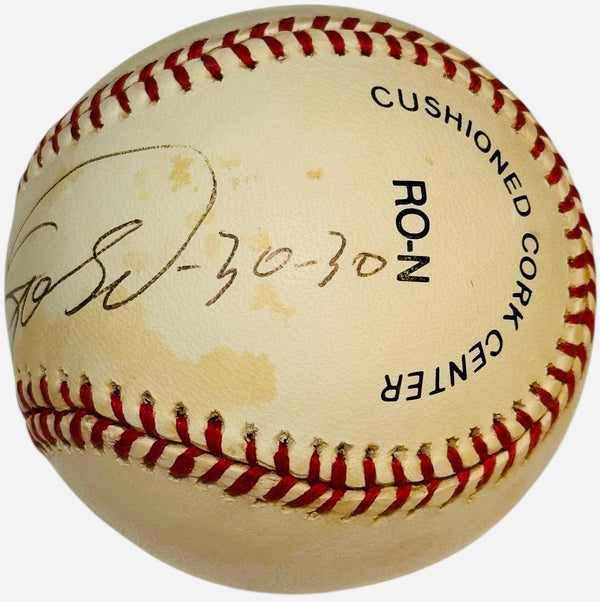 Sammy Sosa Autographed Official National League Baseball (JSA)