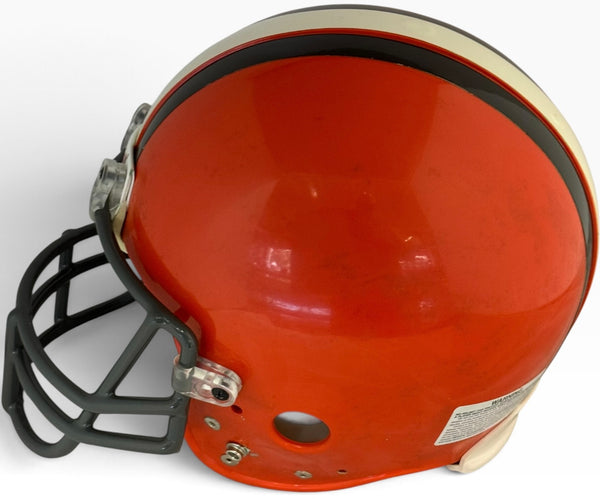 Jim Brown Autographed Cleveland Browns Vintage VS4 Full Size Authentic Helmet (JSA)