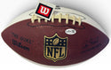 Ed Reed Autographed Wilson White Panel NFL Football (JSA)