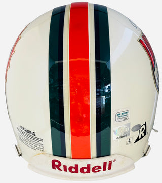Dan Marino Autographed Miami Dolphins Authentic Riddell Helmet (Mounted Mem)