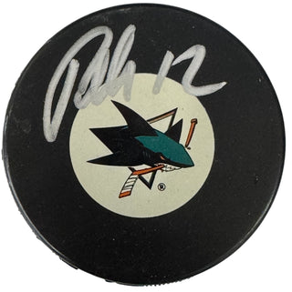 Patrick Marleau Autographed Official Sharks Puck (JSA)