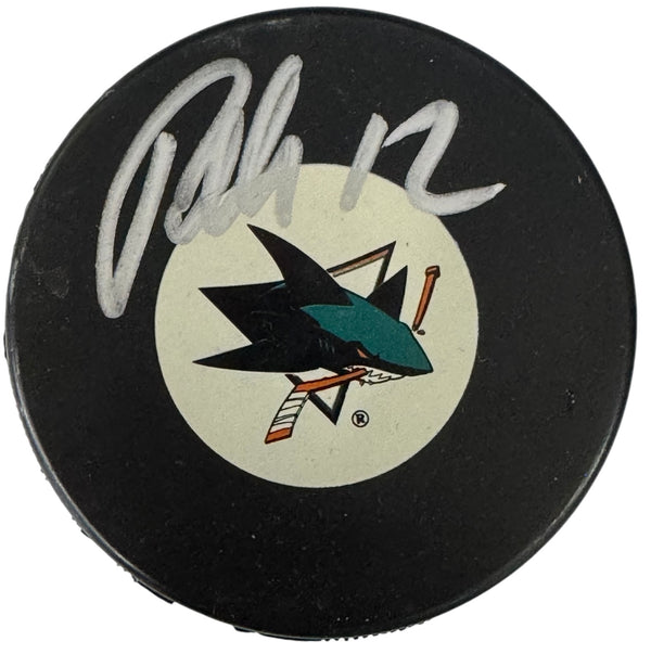Patrick Marleau Autographed Official Sharks Puck (JSA)