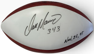 Dan Marino Autographed NFL Wilson Football (JSA)