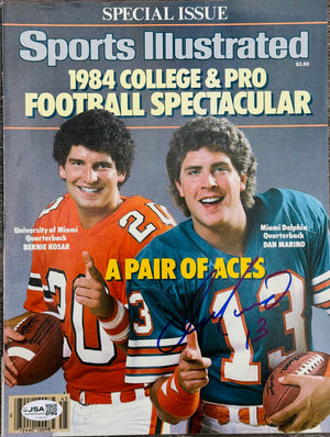 Dan Marino Autographed Sports Illustrated Magazine September 5 1984 Vol 61 (JSA)