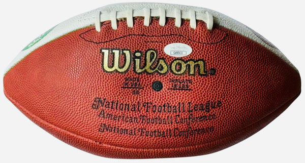 Art Monk Boomer Esiason Autographed Official Wilson Football #210/250 (JSA)