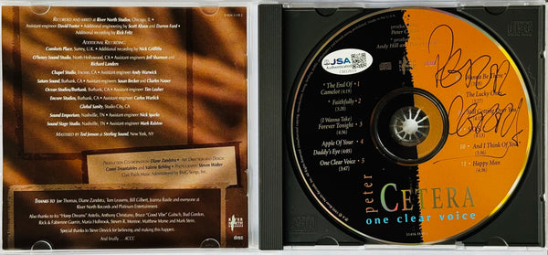Peter Cetera Autographed CD One Clear Voice (JSA)