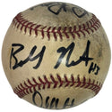 Jeff Conine Bob Natal Rick Renteria Darrell Whitmore Signed Official NL Baseball