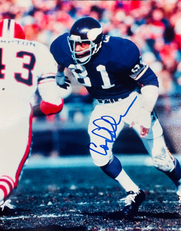 Carl Eller Autographed 8x10 Football Photo