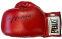 Muhammad Ali Autographed Red Everlast Left Hand Boxing Glove (JSA)