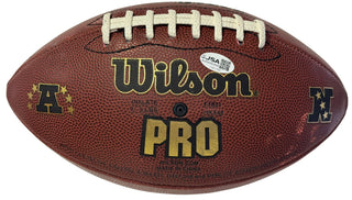Randy Moss Minnesota Vikings Autographed Wilson Football (JSA)