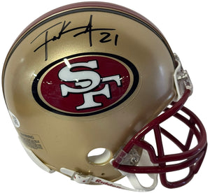 Frank Gore Autographed San Francisco 49ers Mini Helmet (JSA)