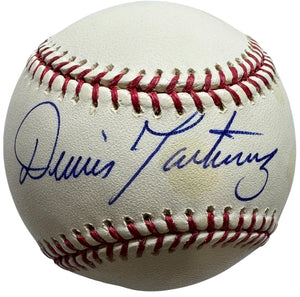 Dennis Martinez Autographed Official Major League Baseball (JSA)