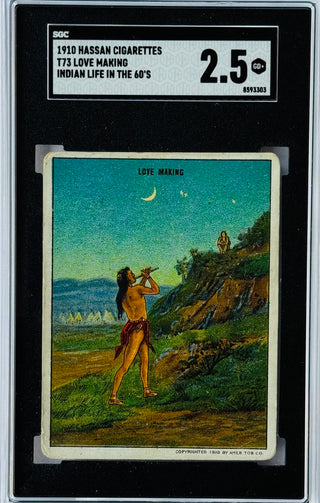 1910 Hassan Cigarettes T73 Indian Life In the 60's Love Making SGC 2.5