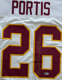 Clinton Portis Autographed Washington Commanders Custom Jersey (Beckett Witness)