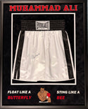 Muhammad Ali Autographed Framed Everlast Boxing Trunks (JSA/Online Authentics)