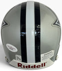 Herschel Walker & Daryl Johnston Autographed Dallas Cowboys Mini Helmet (JSA)