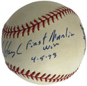 Charlie Hough Autographed Official Major League Baseball