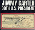 Jimmy Carter 39th President of the United States Signed Plains Warehouse Check