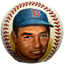 Ted Williams Unsigned Hand Painted Official Baseball