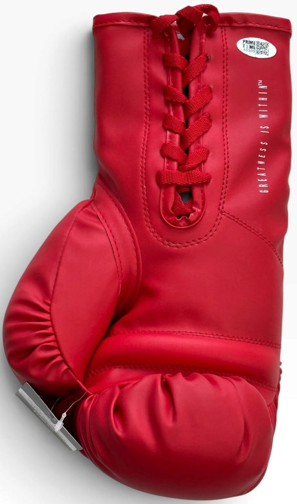 James Buster Douglas Jr. Autographed Red Everlast Right Boxing Glove (Prime Time)