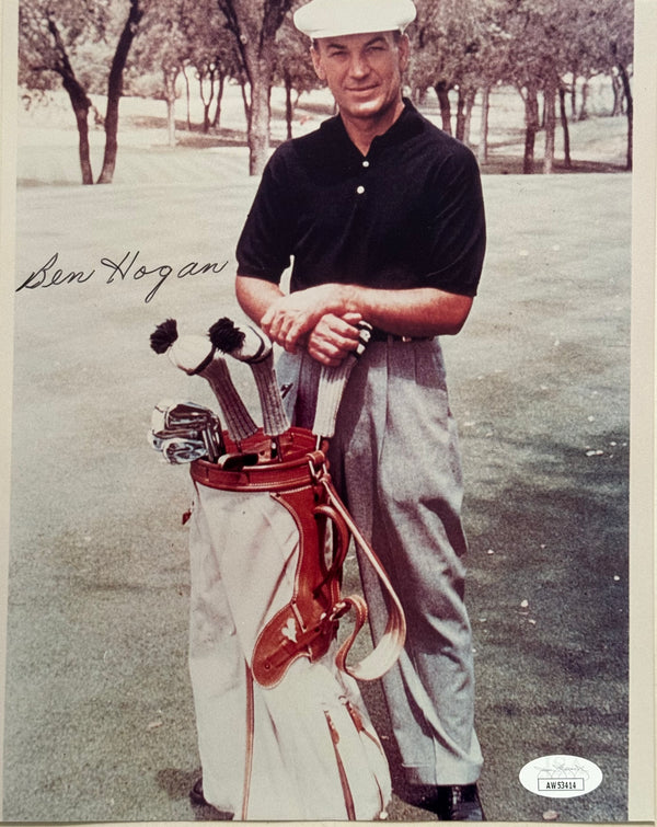 Ben Hogan Autographed 8x10 Golf Photo (JSA)