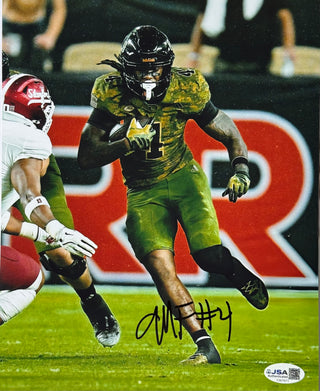 Mark Fletcher Jr Autographed Miami Hurricanes 8x10 Photo (JSA)