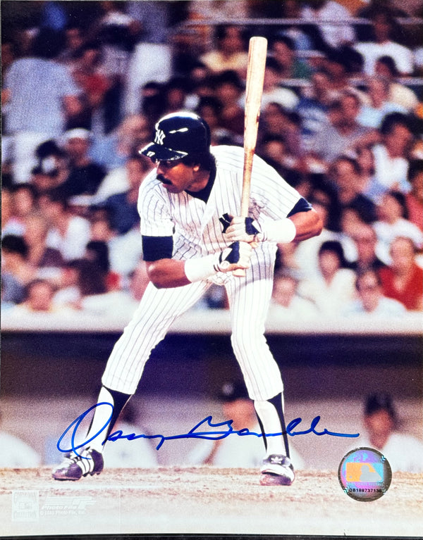 Oscar Gamble Autographed Yankees 8x10 Baseball Photo