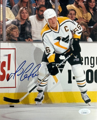 Mario Lemieux Autographed 8x10 Hockey Photo (JSA)