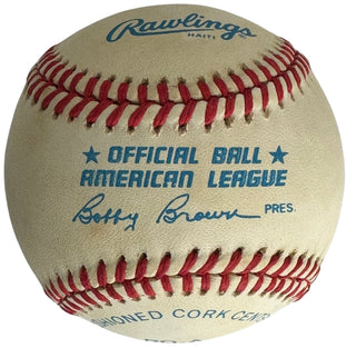 Gary Sheffield Autographed Official American League Baseball ROOKIE SIG
