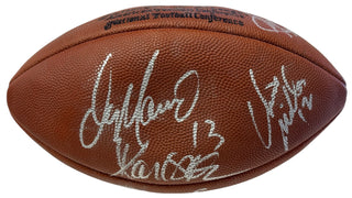 NFL Greats Autographed Official Wilson Football (JSA)