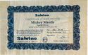 Mickey Mantle Autographed Salvino Figurine #20/368