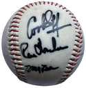 Orestes Destrade Rene Lachemann Autographed 1993 Inaugural Marlins Baseball
