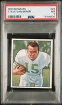 Steve Van Buren 1950 Bowman Card #23 (PSA 7)