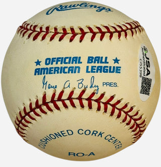 Rafael Palmeiro Autographed Official American League Baseball (JSA)