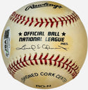 Chipper Jones Autographed Official National League Baseball (JSA)