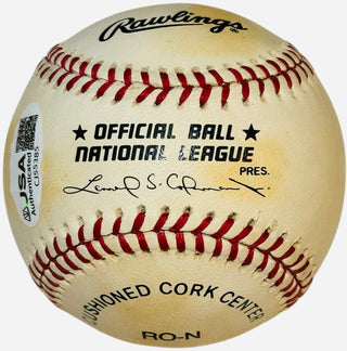 Chipper Jones Autographed Official National League Baseball (JSA)