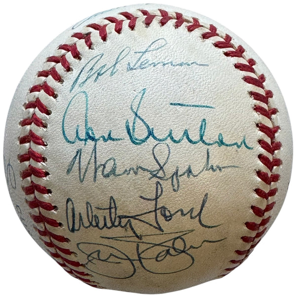 MLB HOF Pitchers Autographed Official American League Baseball (JSA)