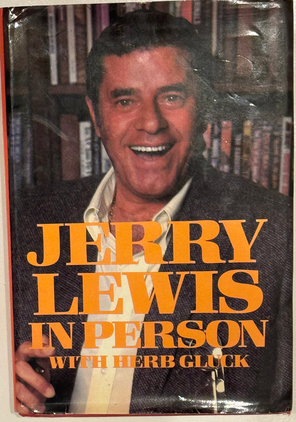 Jerry Lewis In Person Autographed Book (JSA)