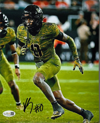 Keionte Scott Autographed Miami Hurricanes 8x10 Photo (JSA)