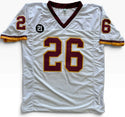 Clinton Portis Autographed Washington Commanders Custom Jersey (Beckett Witness)