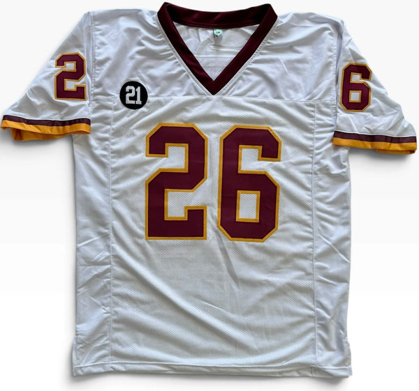 Clinton Portis Autographed Washington Commanders Custom Jersey (Beckett Witness)