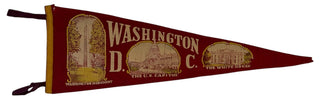 Washington D.C. Vintage Felt Pennant Banner