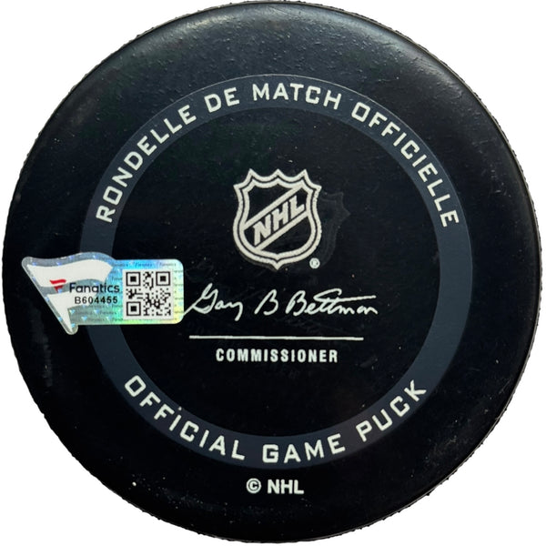 Igor Shesterkin New York Rangers Authentic Autographed Official Game Puck (Fanatics)