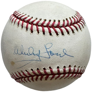 Whitey Ford Autographed Official Major League Baseball (JSA)