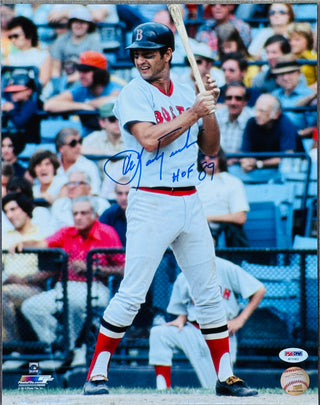 Carl Yastrzemski Autographed 11x14 Baseball Photo (PSA)
