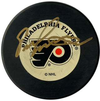 Eric Lindros Autographed Official Flyers Hockey Puck