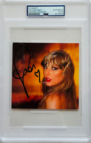 Taylor Swift Autographed CD Insert (PSA AUTO AUTHENTIC)