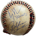 Sandlot Cast Signed Custom Baseball w/ Babe Ruth Facsimile (Beckett Witness)