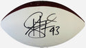 Troy Polamalu Autographed Wilson White Panel Football (JSA)